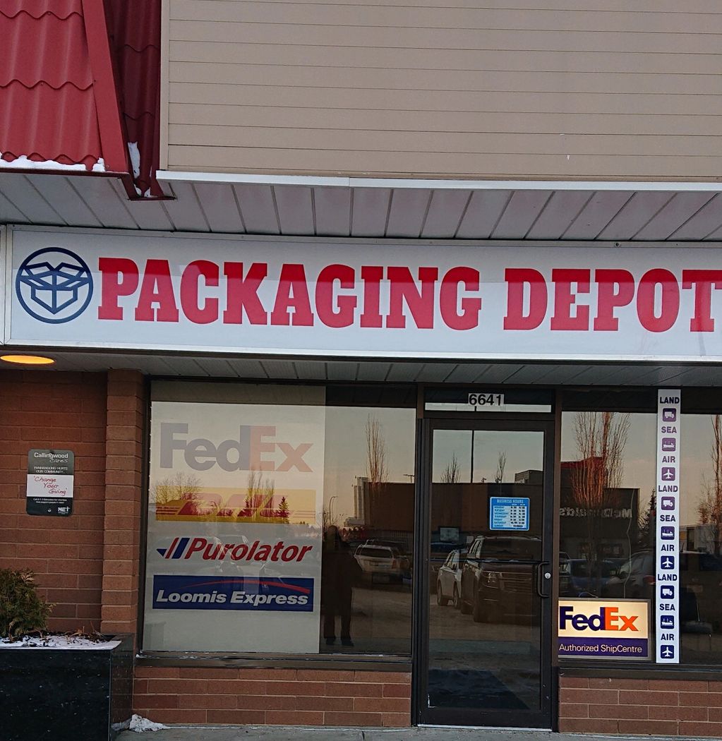 Fedex DHL Purolator Loomis Express Packaging Depot Edmonton